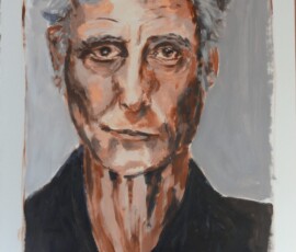 Peter Pontiac. Acryl op papier 50 x 65 cm